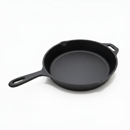 Human Hydro Pre-Seasoned Cast Iron Fry Pan 26cm 1.9kg Naturally Nonstick Gas Induction Frying Searing Sautéing