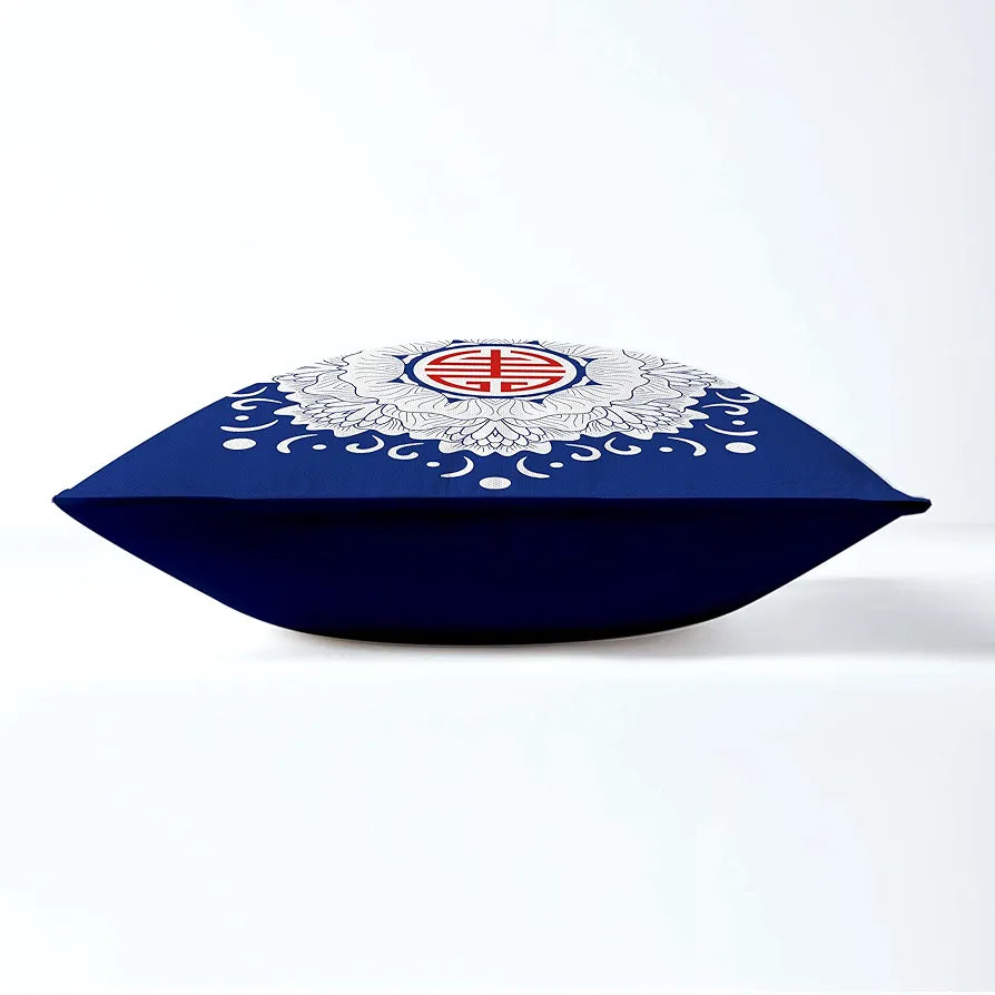 Aerohaven Set of 5 Turkish Designer Decorative Throw Pillow/Cushion Covers Colour Blue