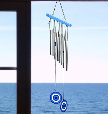 Zaicus Metal Evil Eye Wind Chimes Feng Shui Hanging Wind Chime-006