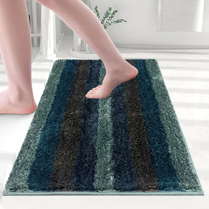 Luxe Home Jericho Doormat 2500 GSM Super Soft Microfiber Anti-Skid Mat Colour Burnt Green 60x90 cm