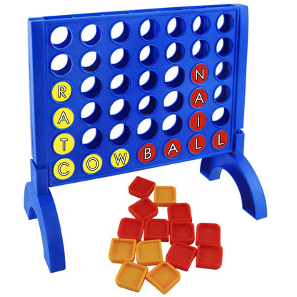 Ekta Word Building Board Game Family Game for All Ages Multicolor
