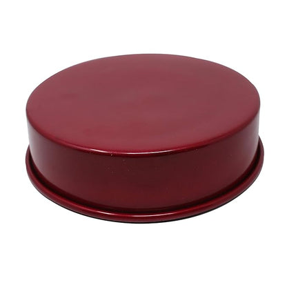 Hazel Non-Stick Cake Mould Heavy Gauge Aluminium Cake Mould Set of 1 Round Shape Red