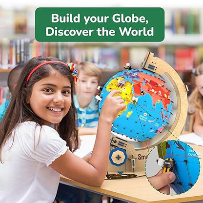 Smartivity Globe Explorer AR Based Toy for Kids 1000+ Facts About Animals Monuments Places