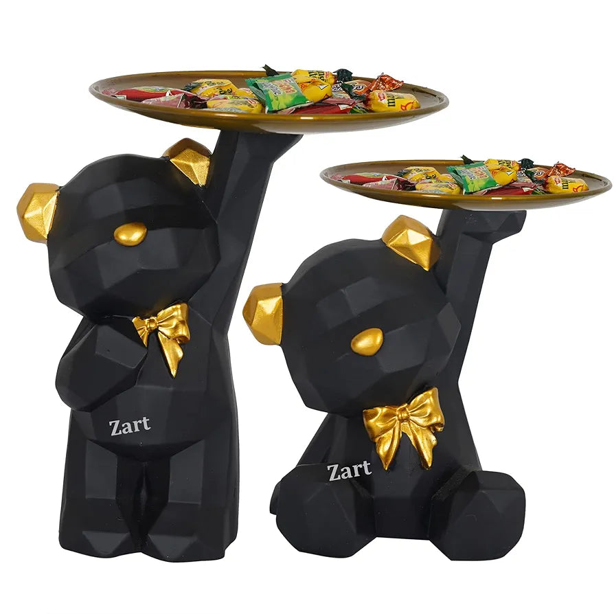 Zart Cool Dog Showpiece for Home Decor Showpiece Dog Platter