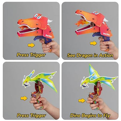 Smartivity 2in1 Animals Dragon & Flying Dinosaur Toys for Kids Diy Science Toy