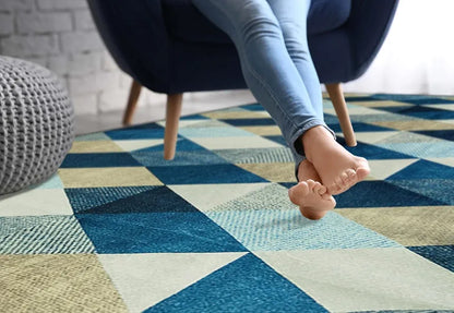 BSB Home 3D Jet Multi Printed 3D Jet Vintage Persian Carpet Rug Runner and Carpets for Living Area