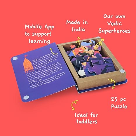 Toynama Educational Toys for Kids The Ramayan 25 Pcs Jigsaw Puzzles Ages 3+ Cultural Interactive