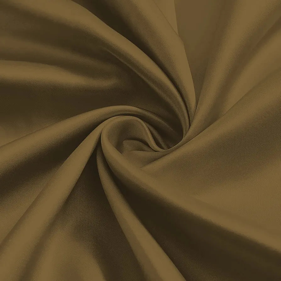 Divine Casa Semi Blackout Door Curtain 7 Feet Colour Dark Brown Micro Satin Room Darkening Panel with Metal Eyelets (Pack of 1)