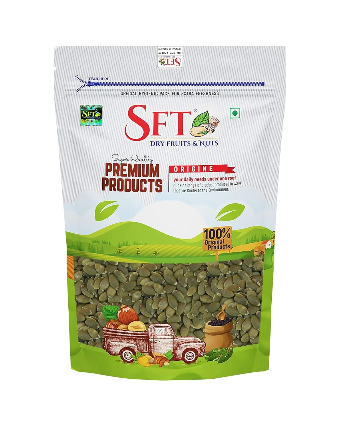 Sft Pumpkin Seeds - 500 gms