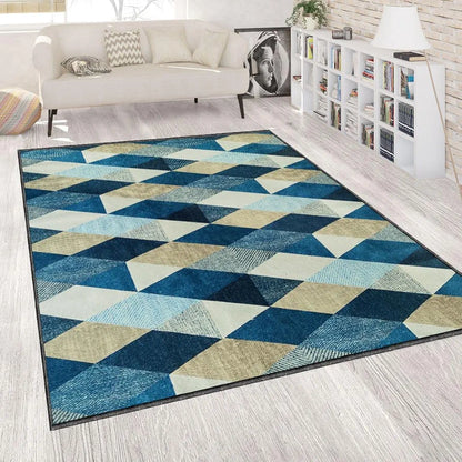 BSB Home 3D Jet Multi Printed 3D Jet Vintage Persian Carpet Rug Runner and Carpets for Living Area