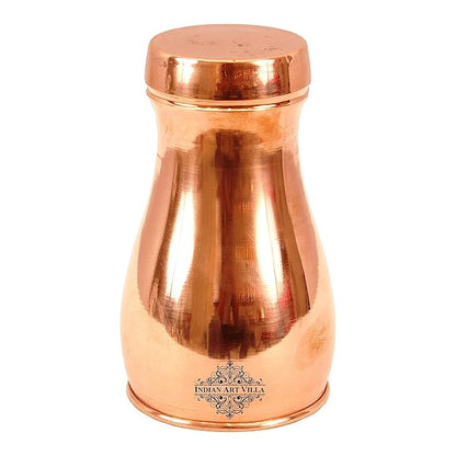 Indian Art Villa 5.5" X 3.0" Pure Copper Wine Glass Goblet Tumbler Cup | 490 ml