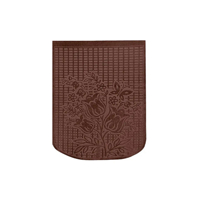 Cloth Fusion Italian Velvet Sofa Cover 5 Seater Set Perfect Floral Embossed Sofa Cover 3 Seater and 2 Seater Brown