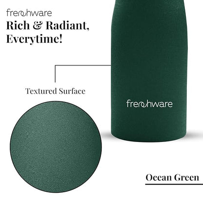 Frenchware Water Bottle 1 Litre, Stainless Steel, Premium SS 304, Teal | Easy-to-Clean