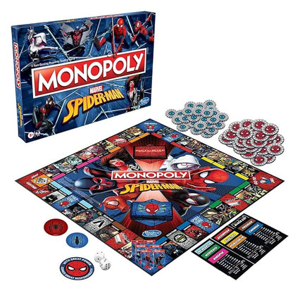 Hasbro Gaming Monopoly Marvel Spider-Man Edition Board Game