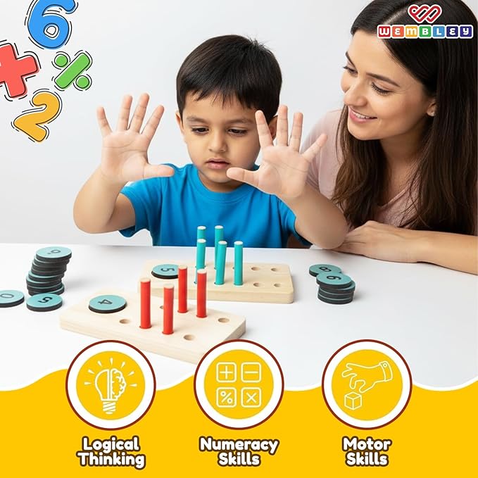 Wembley Math Learning Set Fun & Educational Counting Activity Set for Kids