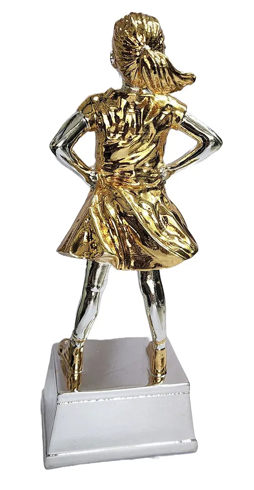 Gold Art India World's Best Daughter Figurine Silver & Gold Plated