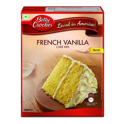 Betty Crocker French Vanilla Instant Cake Mix Powder - 520 gms