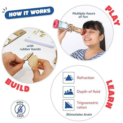 Smartivity Telescope Toy for Kids Measure Height & Distance Best Birthday Gift for Boys & Girls