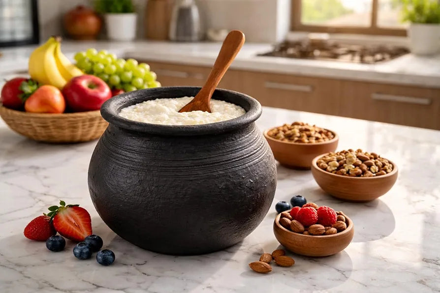 Village Kart Handcrafted Ecofriendly Terracotta Earthen Curd Clay