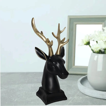 Jaipur Ace Swamp Deer Statue Sculptures Bara Singha Showpieces Creative Abstract Design Art Figurine