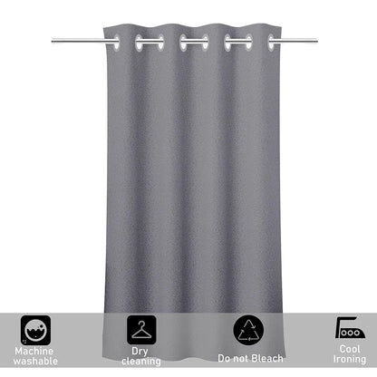 Kuber Industries Stylish Window Curtains for Living Room & Bedroom Web Net Grey Colour