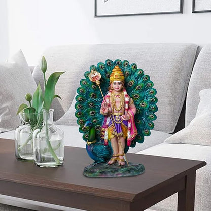 Newven Palani Murugan Showpiece Hindu God Kumaraswamy Idol Decorative Statue