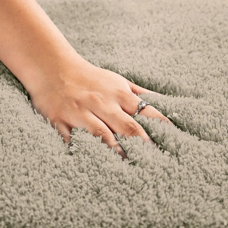 Luxe Home International Microfiber Bath Mat Super Soft Non Slip 60x90 cm Colour Beige