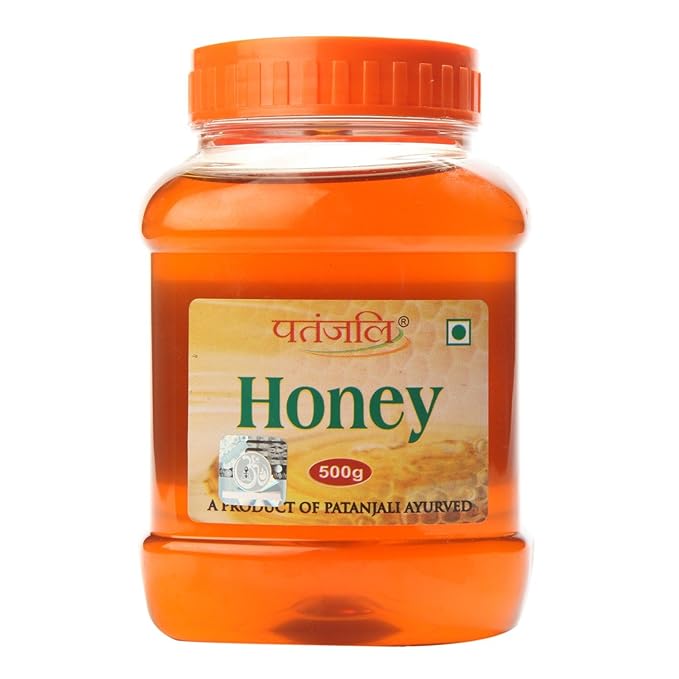 Patanjali Honey Natural & Raw - 500 gms Jar