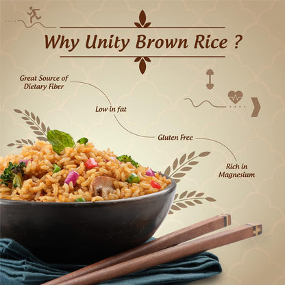 India Gate Unity Whole Grain Brown Rice - 1000 gms