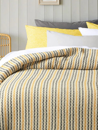 Sashaa World Striped Super Soft & Breathable Throw Blanket Colour Multi Striped