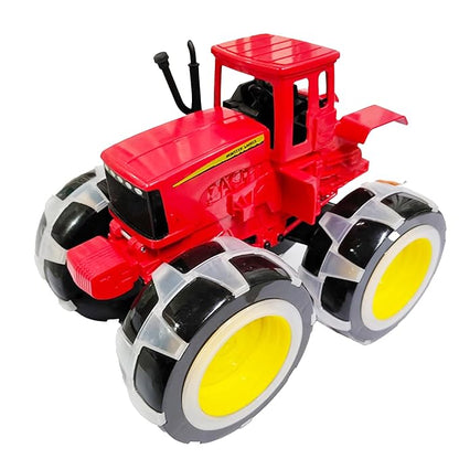 Kidology Monster Toy Tractor for Kids Friction Powered Red