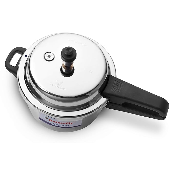 Butterfly Blue Line Stainless Steel Outer Lid Pressure Cooker