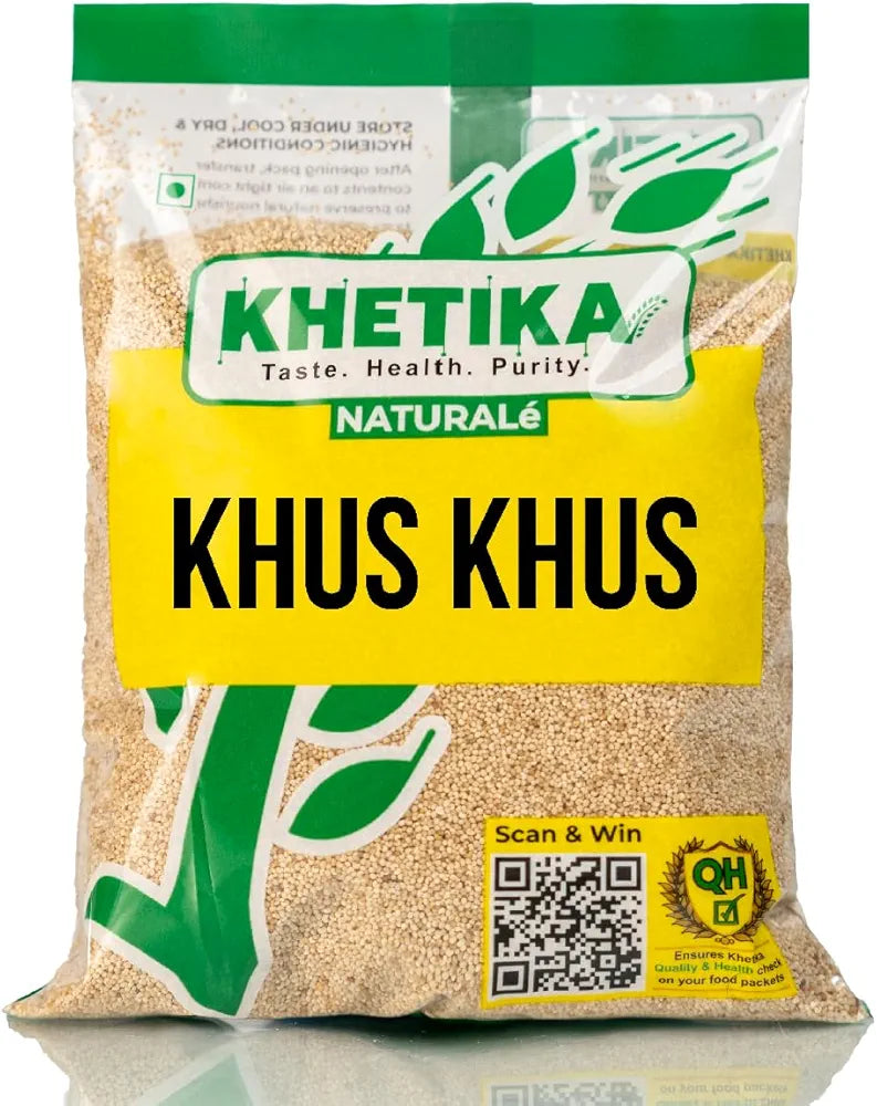 Khetika Naturale Poppy Seeds 100 grams  | No Added Preservatives