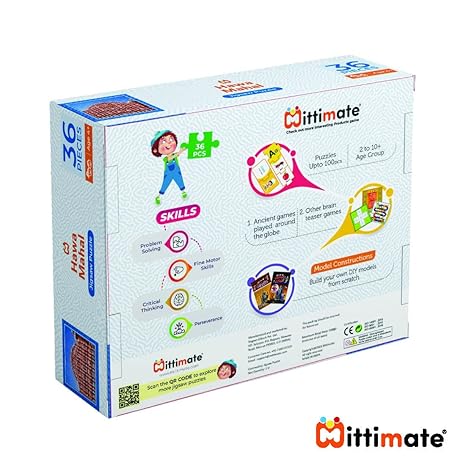 Mittimate Hawa Mahal Jigsaw Puzzle Game for Kids Age 4 to 6 Old I 36 Pieces Puzzle Toy Birthday Gift for Children