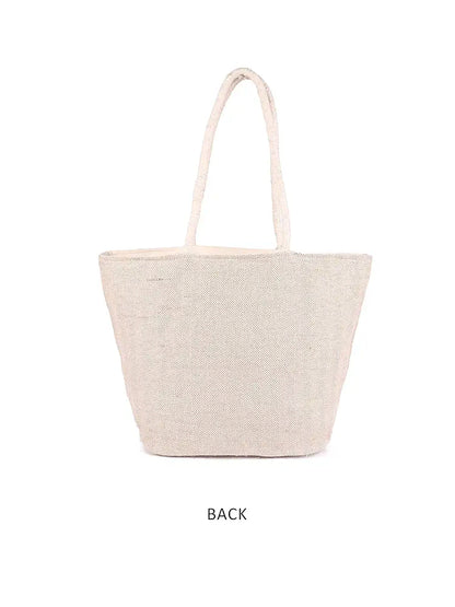 Astrid Women's Embroidered Leaf Tote Bag