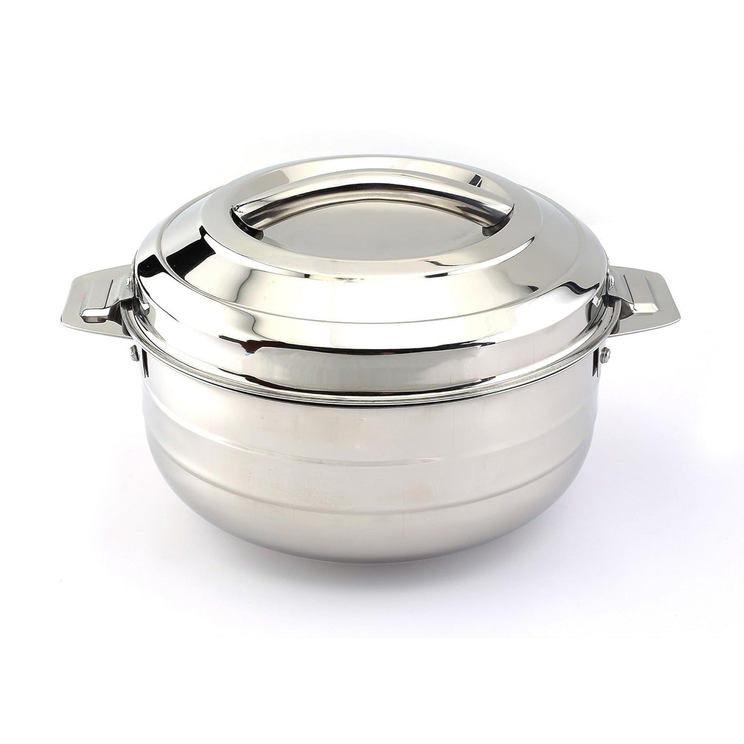 Cello Lumina Stainless Steel Casserole | Double Walled | 1500 Ml | Silver | Solid