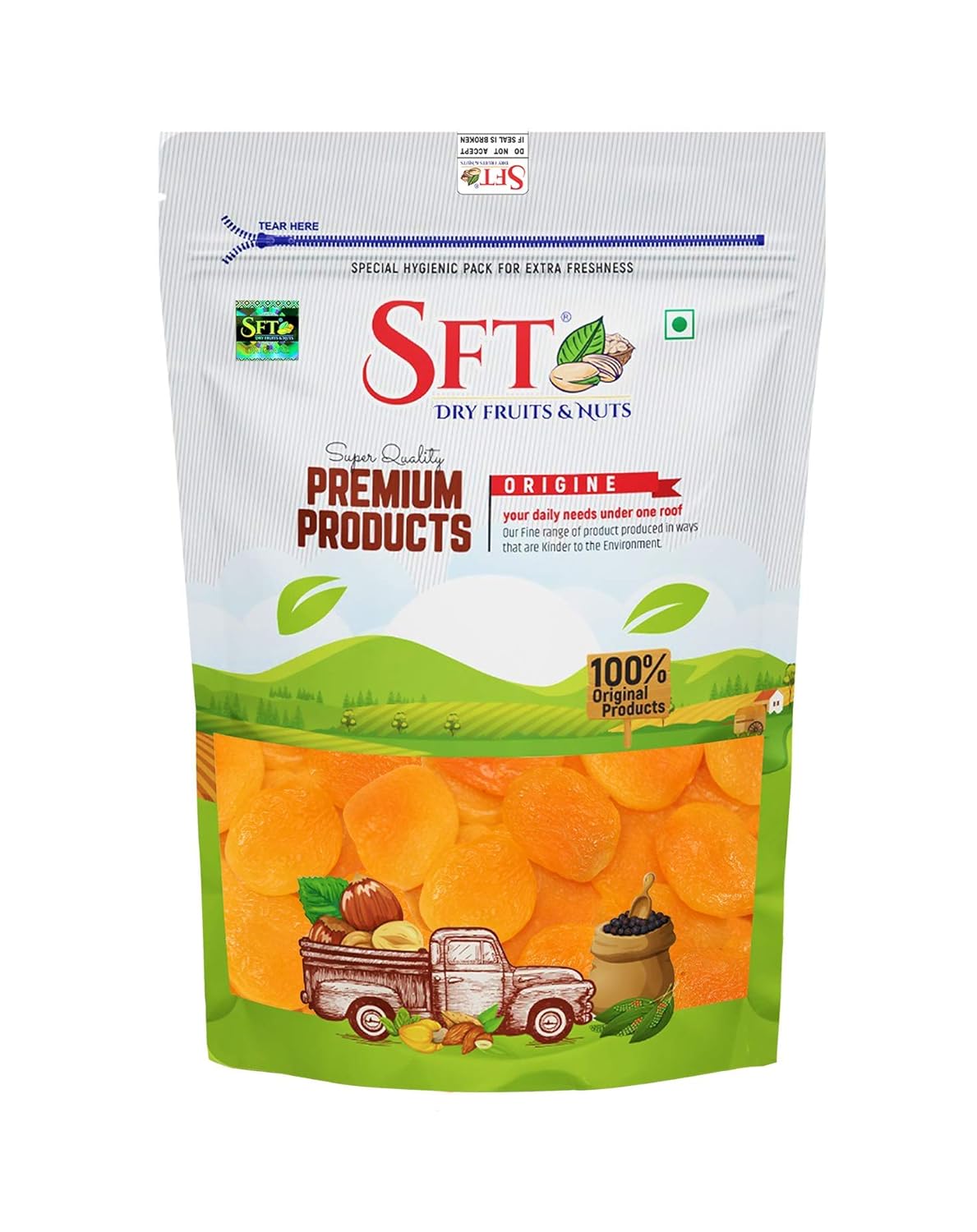 Sft Apricot Seedless Dried - 200 gms