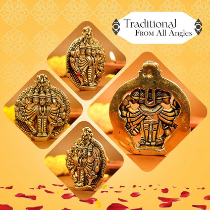 Ekhasa Pure Brass Panchmukhi Hanuman