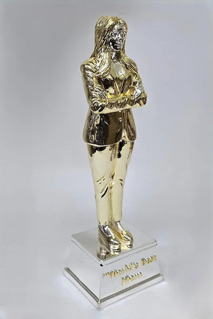 Gold Art India Best Mother Trophy FigurineGold & Silver Plated
