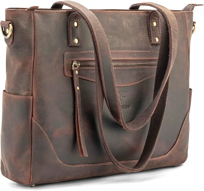 Goatter Genuine Leather Office And Daily Travel Use Shoulder Bag For Women's,