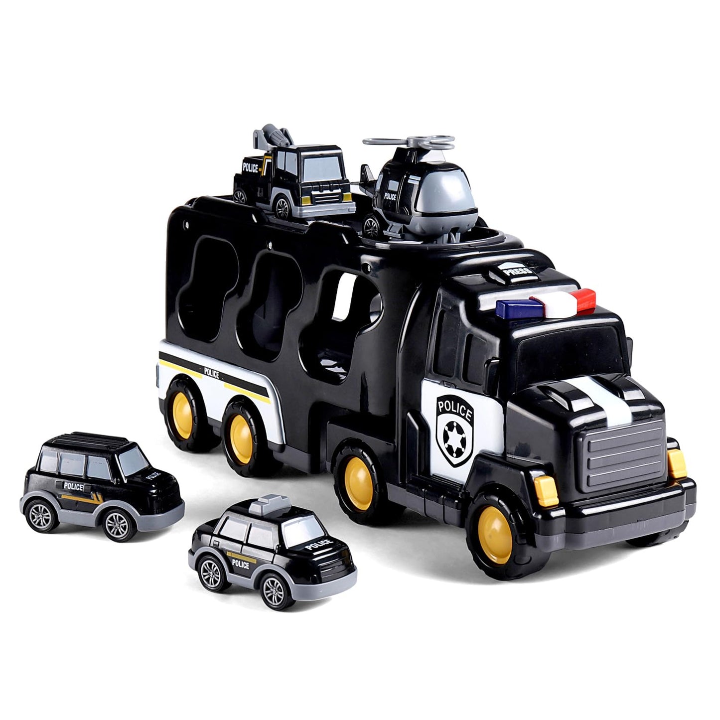 Play Nation 5-in-1 Friction-Powered Truck Toy Set