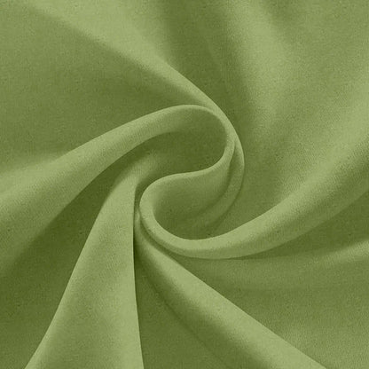 Divine Casa 7 Feet Velvet Blackout Door Curtain Luxurious Thermal Insulated & Noise Reducing Panel Room Darkening Opaque Curtain Colour Olive (Pack of 1)