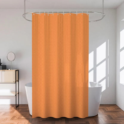 Kuber Industries Shower Curtain Bathroom Shower Curtain 8 Rings Curtain Lining Golden