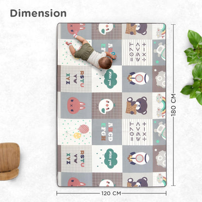 Play Nation Premium Double Sided Waterproof Play Mat for Babies 0 to 2 Years