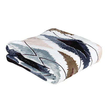 Story@Home Blanket Polyester All-Season AC Comforter Double Bed Blanket White & Grey