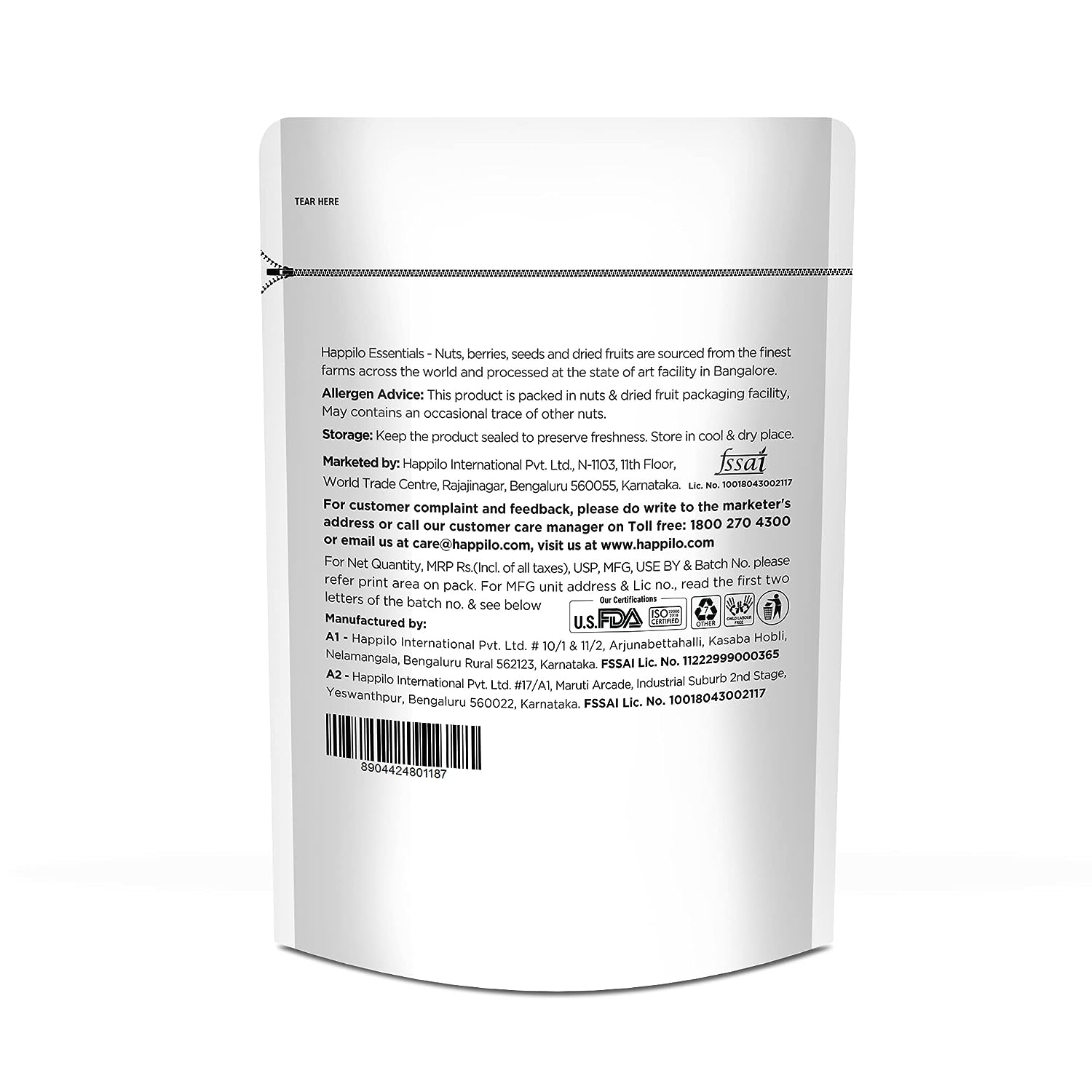Happilo Essentials Californian Popular Almond
