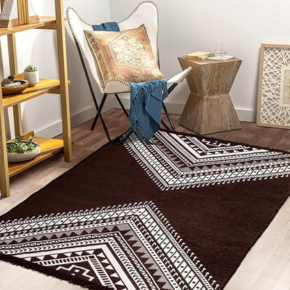 BSB Home Designer Superfine Chenille Carpet Velvet Carpet Area RugDurries with Fine Gold Yarn for Living Room