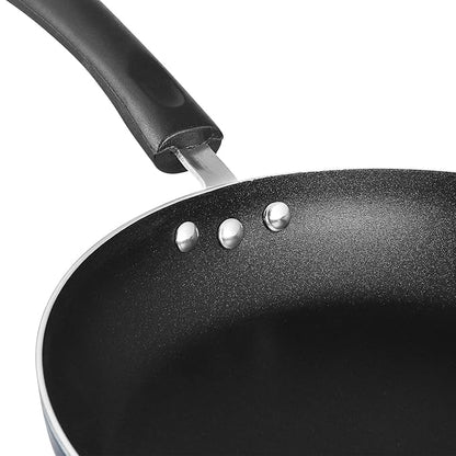 Vinod Zest Aluminium Non Stick Frypan - 18 cm | Skillet Pan | 3 Layer Ceramic Coating | 3 mm Thick