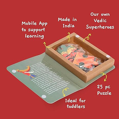 Toynama Educational Toys for Kids - Raavan 25 Pcs Jigsaw Puzzles Ages 2+ Cultural Interactive