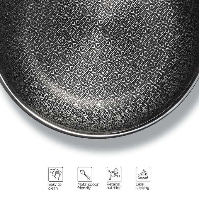 Arttdinox Vida Stainless Steel Triply Frypan With Glass Lid | 24 Cm | 1.8 Ltrs | Rivetless Handle | Gas & Induction Base | Jindal Stainless